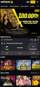 Winxbet Mobil